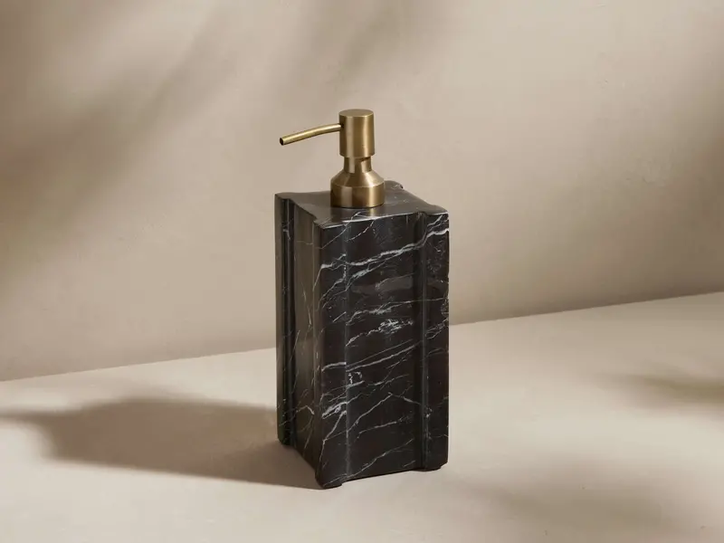 Aster Black Marquina Soap Dispenser