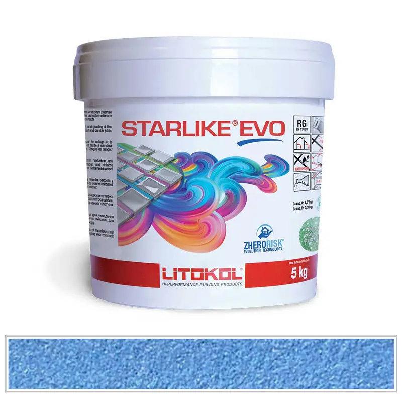 Aviation Blue 330 Starlike EVO Epoxy Grout – 5.5 lb Container