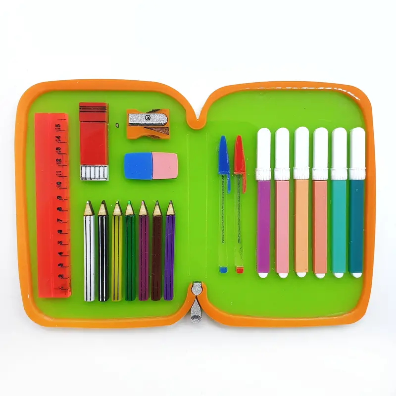 Back-to-School Pencil Case Brooch
