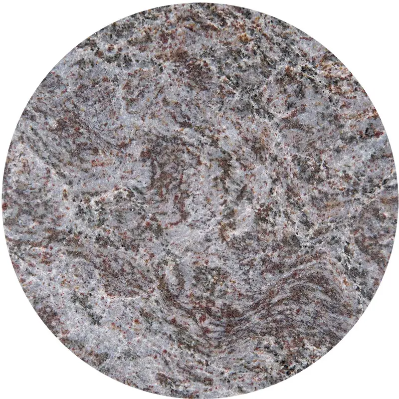 Bahama Blue Granite 14×14 Barstool Top Featuring Ocean-Inspired Veining