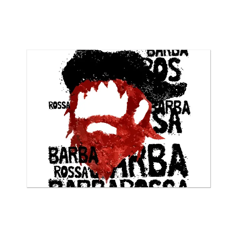 Barbarossa Wall Art Poster – AQUA HMP2 Printed Decor