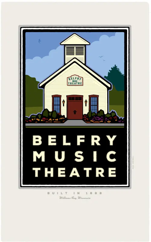 Belfry Music Theatre Digital Art Print