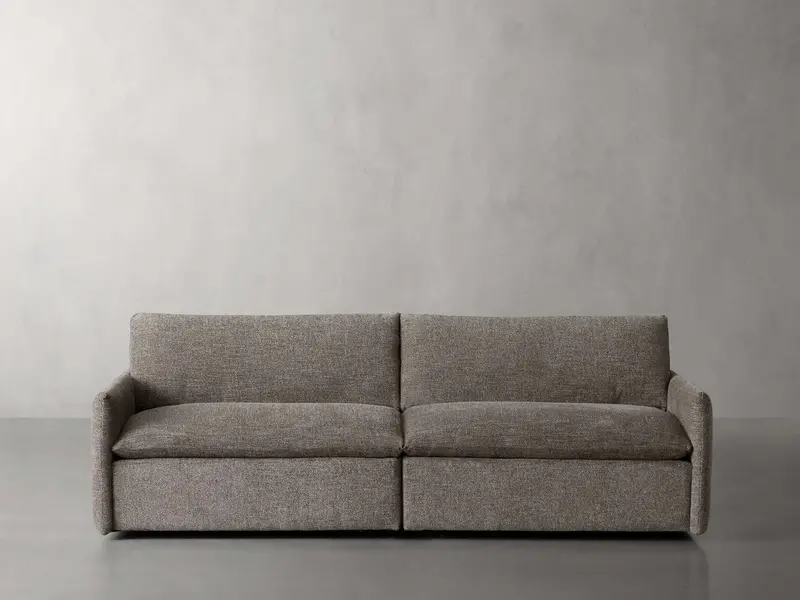 Bergen Modular Sofa in Link Cocoa Leatherette