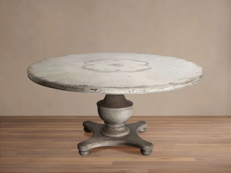 Biancca Bell’Arte Scroll Dining Table – Round Center Design