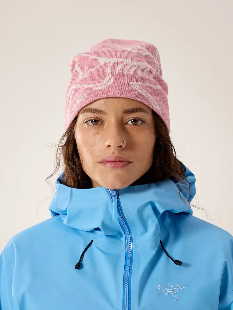 Bird-Logo Knit Beanie for Cold Weather