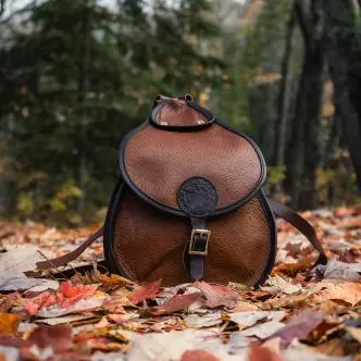 Bison Leather Lady Slipper Carry Pack