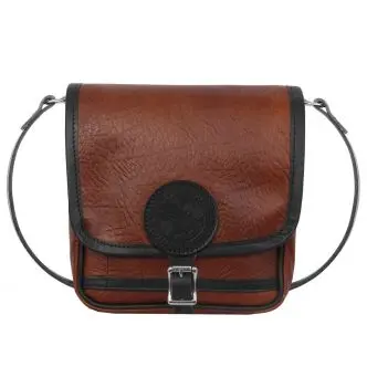 Bison Leather Mini Haversack Sling Bag