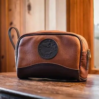 Bison Leather Sportsman Gear Kit Bag