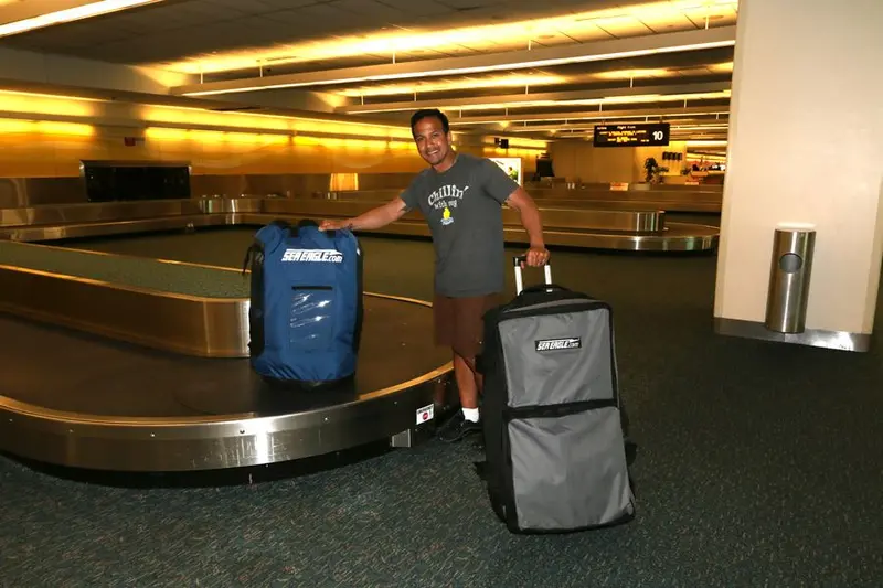 Blue All-Terrain Backpack for Stand-Up Paddleboards, Kayaks, and SE9 Models