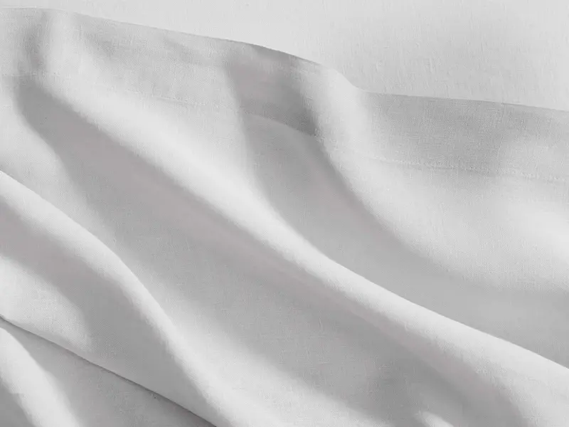 Breathable Italian Linen Flat Sheet – Naturally Soft Garment-Dyed Fabric