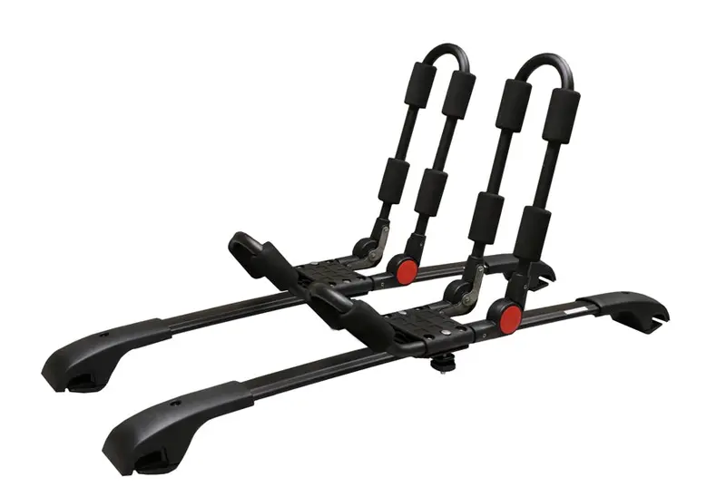 BrightLines Aero Roof Rack with Kayak Carrier for Volkswagen Tiguan (2018–2024) and Taos (2022–2024)