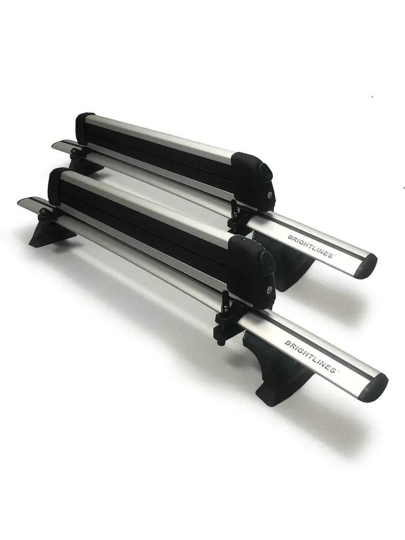 BrightLines Roof Rack & Ski Carrier for Chevrolet Equinox (2018–2019), No Roof Rails – 4 Skis or 2 Snowboards