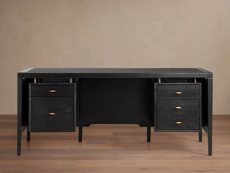 Brock Executive Writing Desk with Cable Management