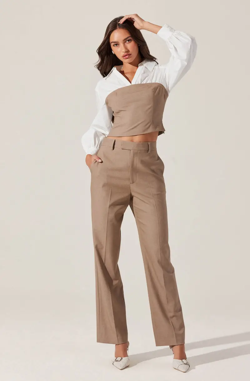 Brooks Tailored Pleated Trousers