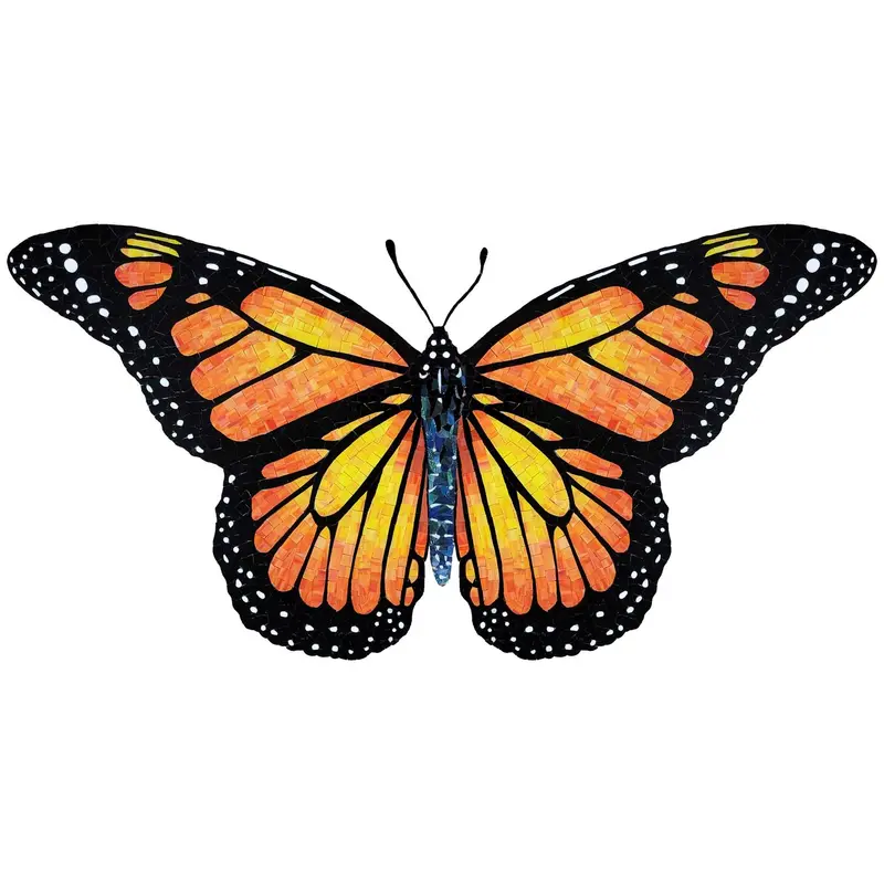 Butterfly Glass Pool Mosaic Tile Sheet