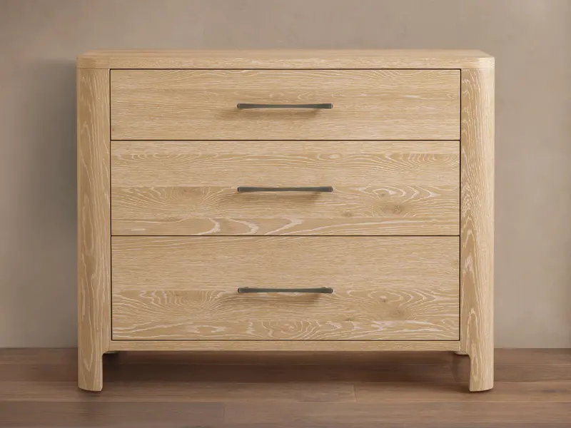 Calista 3-Drawer Wooden Bedroom Chest