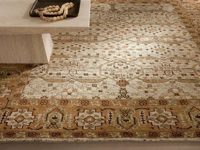 Callisto Hand-Knotted Contemporary Flatweave Rug