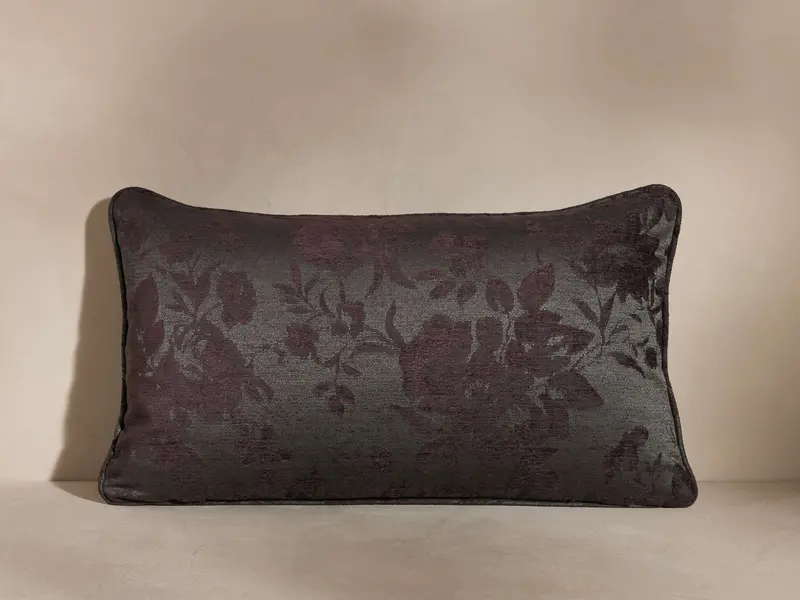 Camellia Decorative Lumbar Throw Pillow