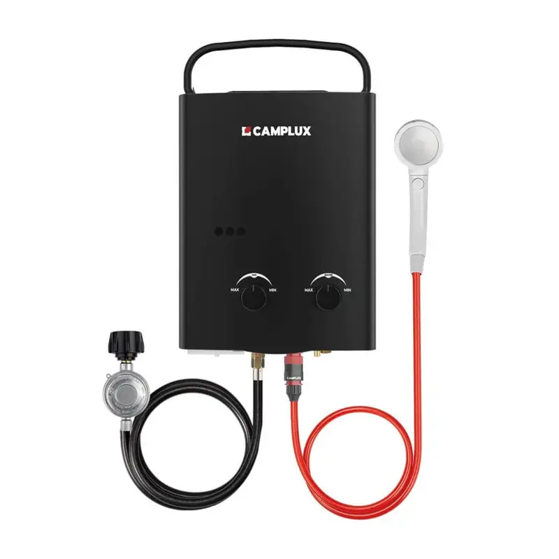 Camplux AY132B Compact Propane Water Heater for Outdoor Use