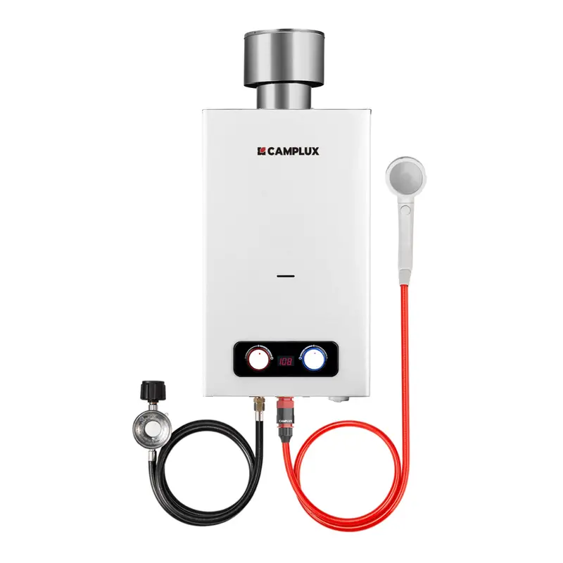 Camplux BD264C Tankless Propane Heater with Weatherproof Rain Cap