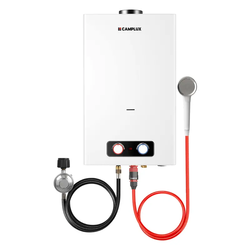 Camplux BD422 On-Demand Propane Water Heater for Outdoor Installations