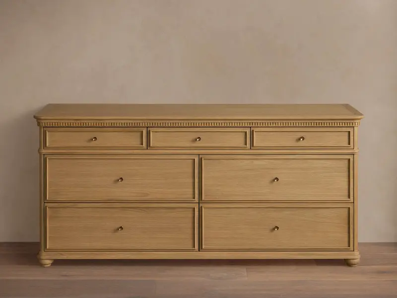 Carlisle Seven-Drawer Wooden Dresser