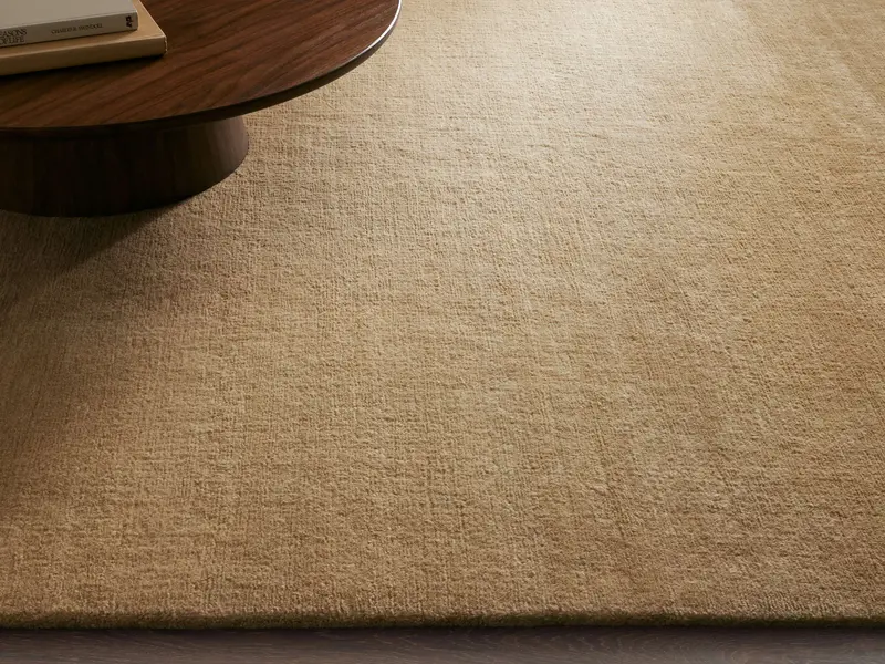 Cashmere-Blend Hand-Knotted Area Rug