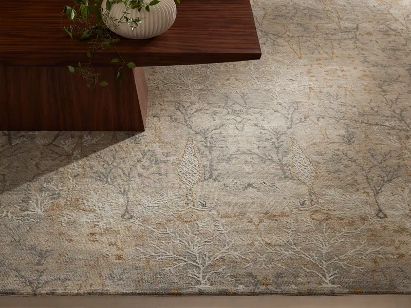 Casteel Premium Hand-Knotted Area Rug