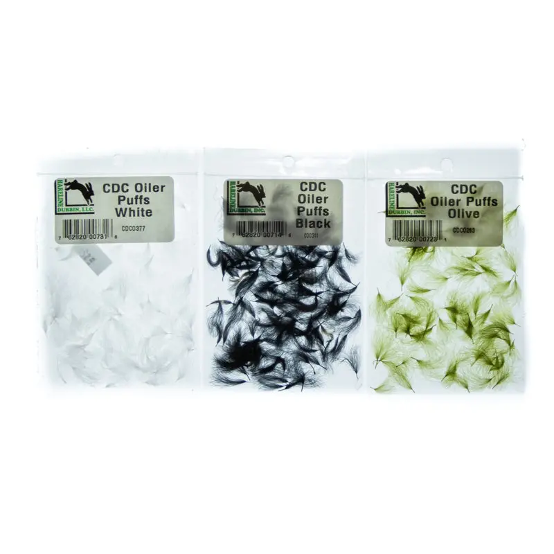 CDC Oiler Puff – Natural Feather Applicator