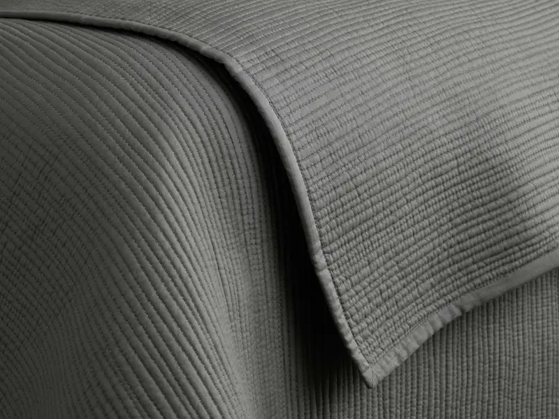 Charcoal Mira Voile Quilt