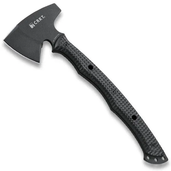 Chogan T-Hawk Tomahawk with Black GFN Handle and Plain Edge – Includes Sheath