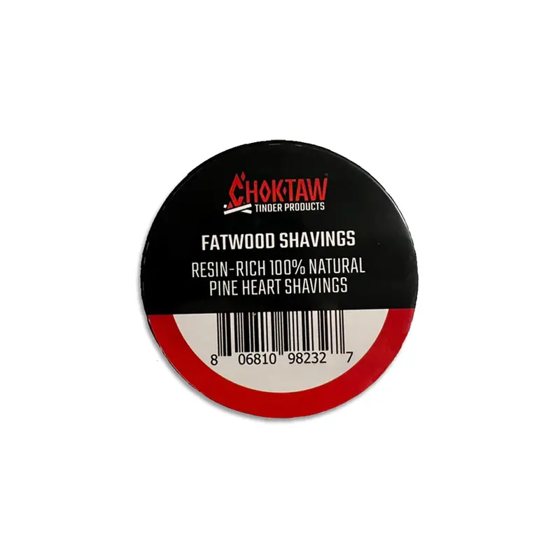 CHOKTAW Natural Fatwood Fire Starter Shavings