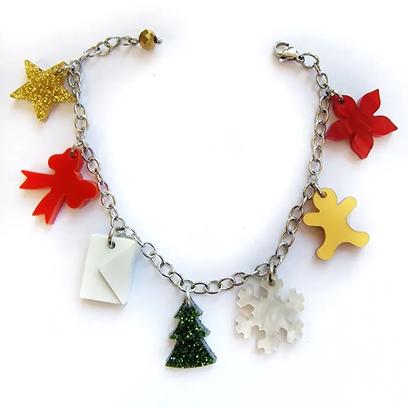 Christmas Charm Bracelet – Festive Holiday Accents