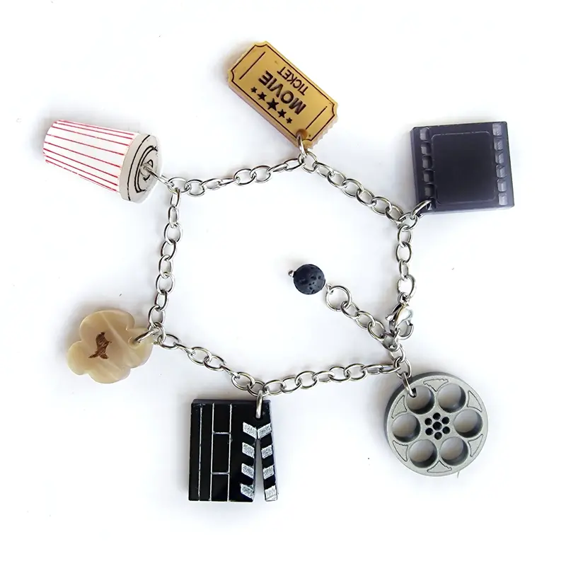 Cinema-Themed Cuff Bracelet