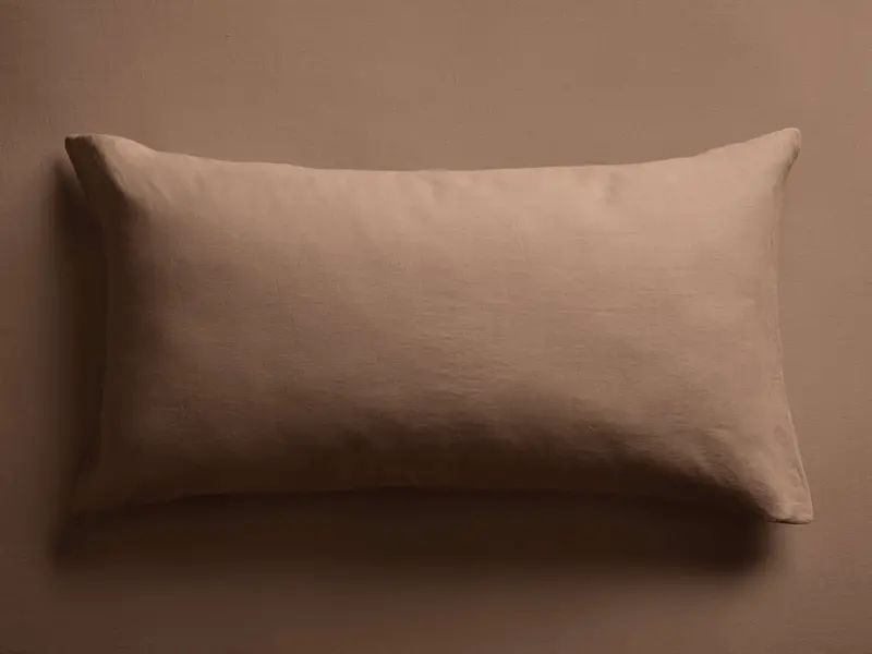 Clay Italian Garment-Dyed Linen Decorative Sham