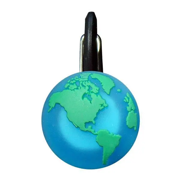 ClipLit LED Keychain Light – Green Earth Tone, Bright White LED