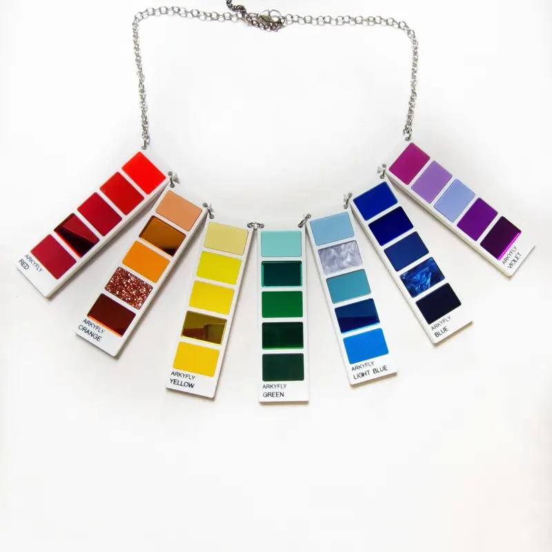 Color Palette Statement Necklace