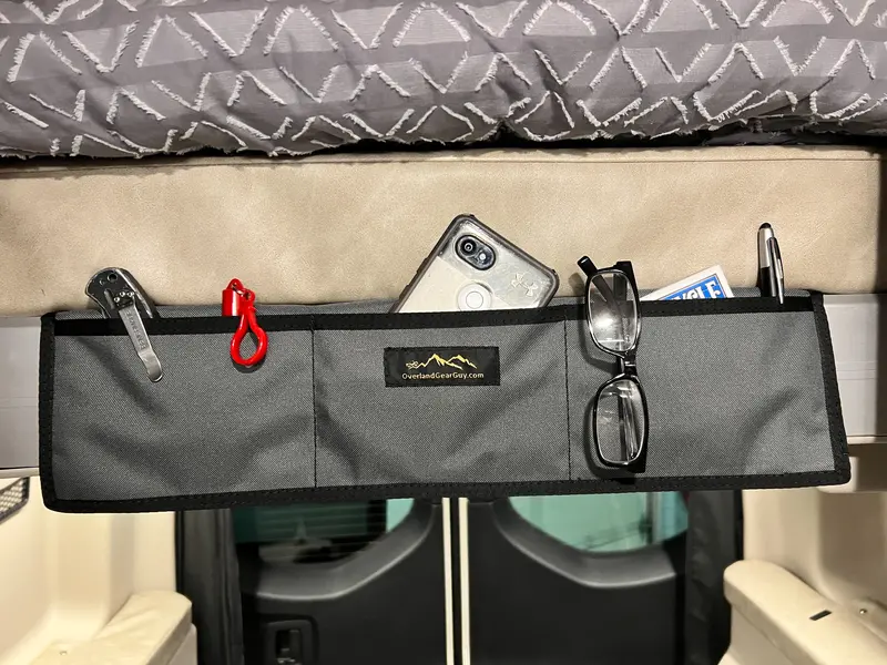 Compact Bed Organizer for Jayco Terrain and Entegra RVs