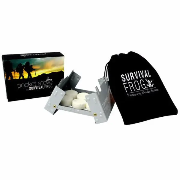 Compact Smokeless Pocket Stove with Fuel Tablets