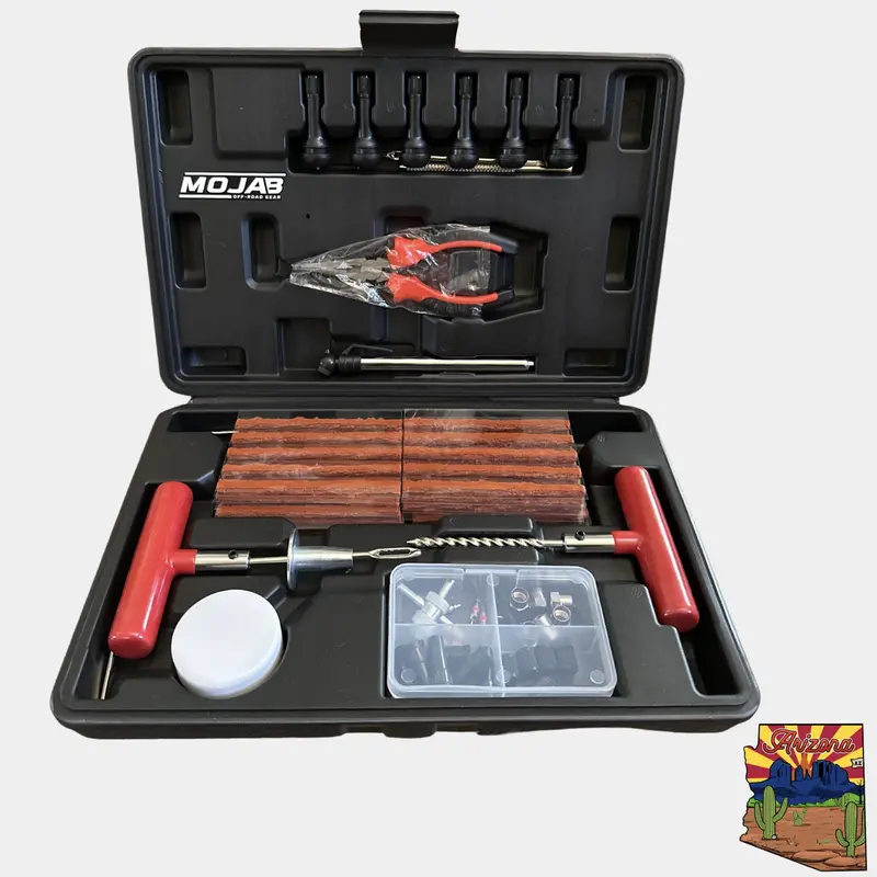 Comprehensive 96-Piece Tire Repair Kit for On-the-Go Fixes
