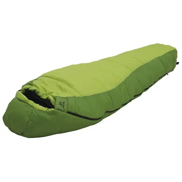 Crescent Lake Long Mummy Sleeping Bag – Green-Clay Color, +20°F Rated