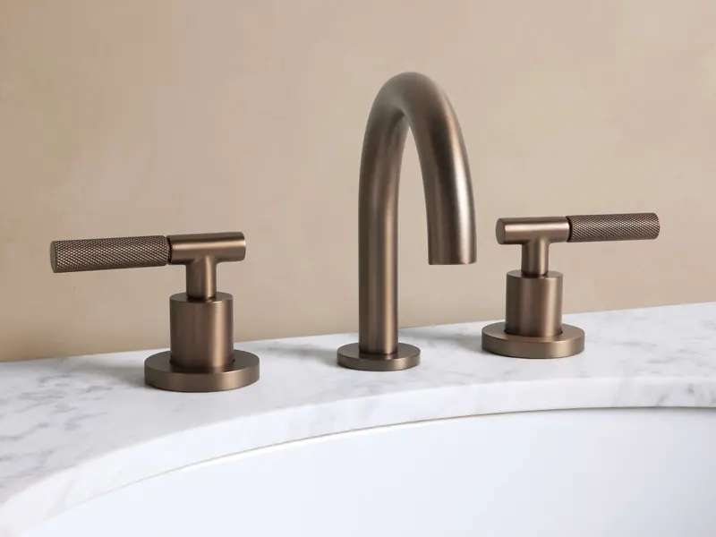 Crewe Knurled Bronze Kitchen or Bath Faucet