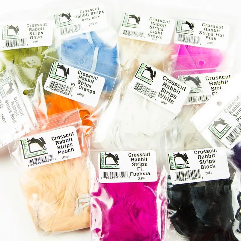 Crosscut Rabbit Strip Fly Tying Material