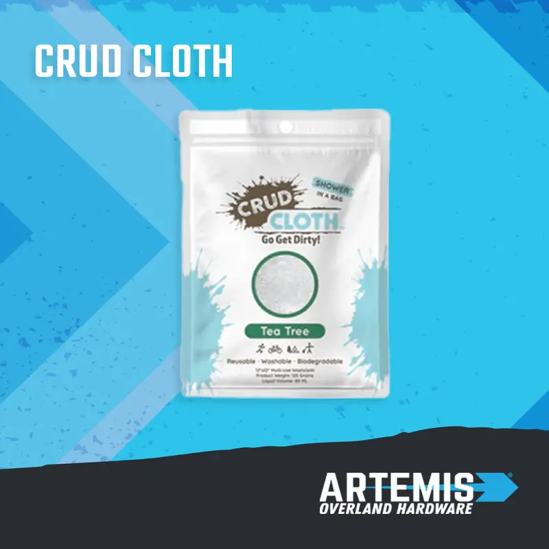 CRUD CLOTH Shower-in-a-Bag Single-Use Hygiene Pack