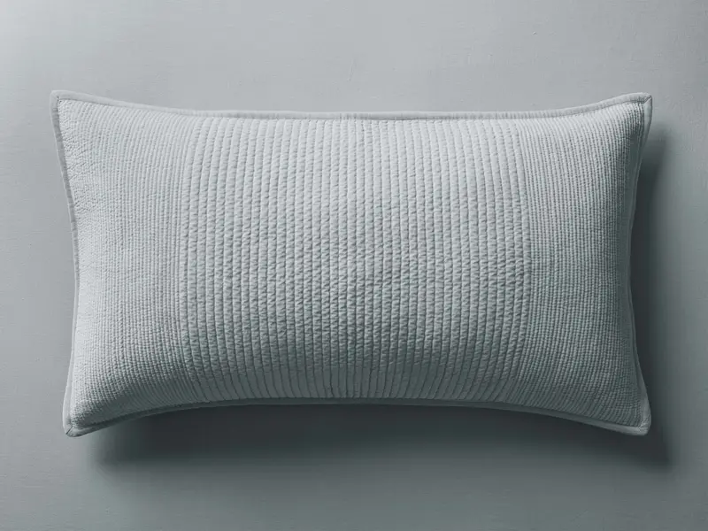 Daria Sky Blue Velvet Pillow Sham