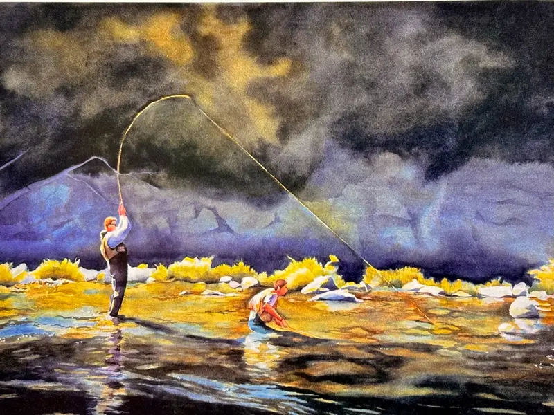 Deb Van Poolen Artist Fly Fishing Notecard Set
