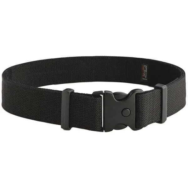 Deluxe Duty Belt – Kodra Material, Black, Extra-Large (44–48 Inches), Retail Card Packaging