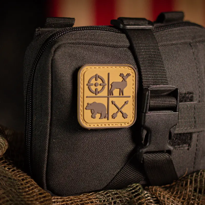 Desert Tan Bow Hunter Morale Patch – Archery Enthusiast Gear