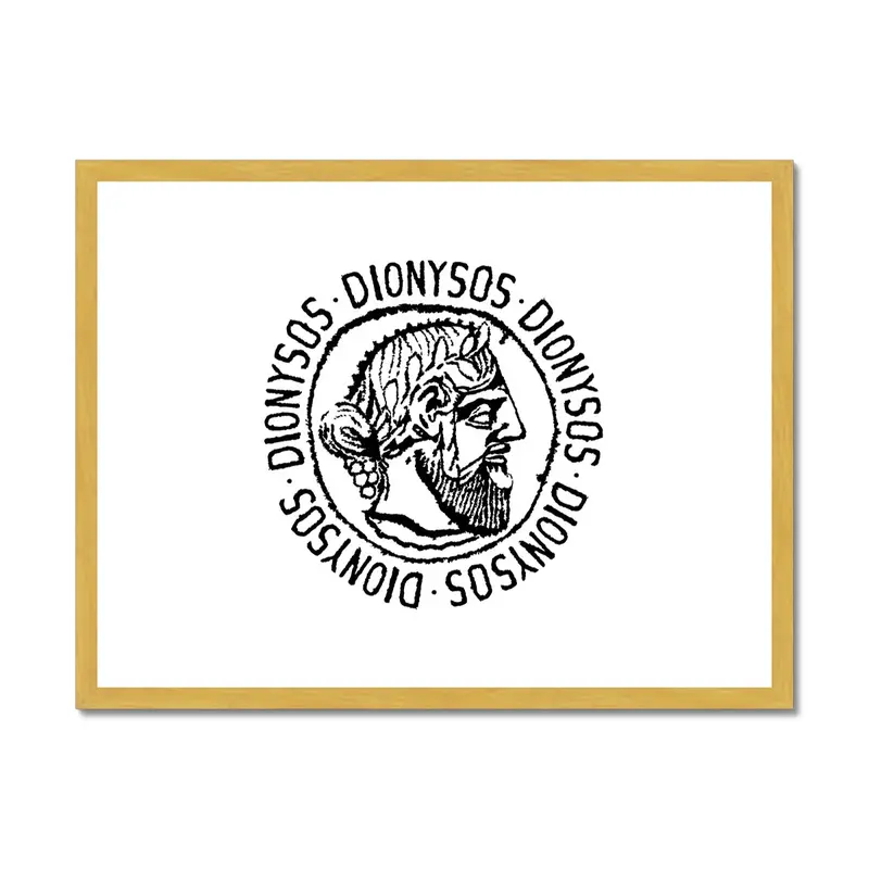 Dionysos Antique-Framed and Mounted Art Print