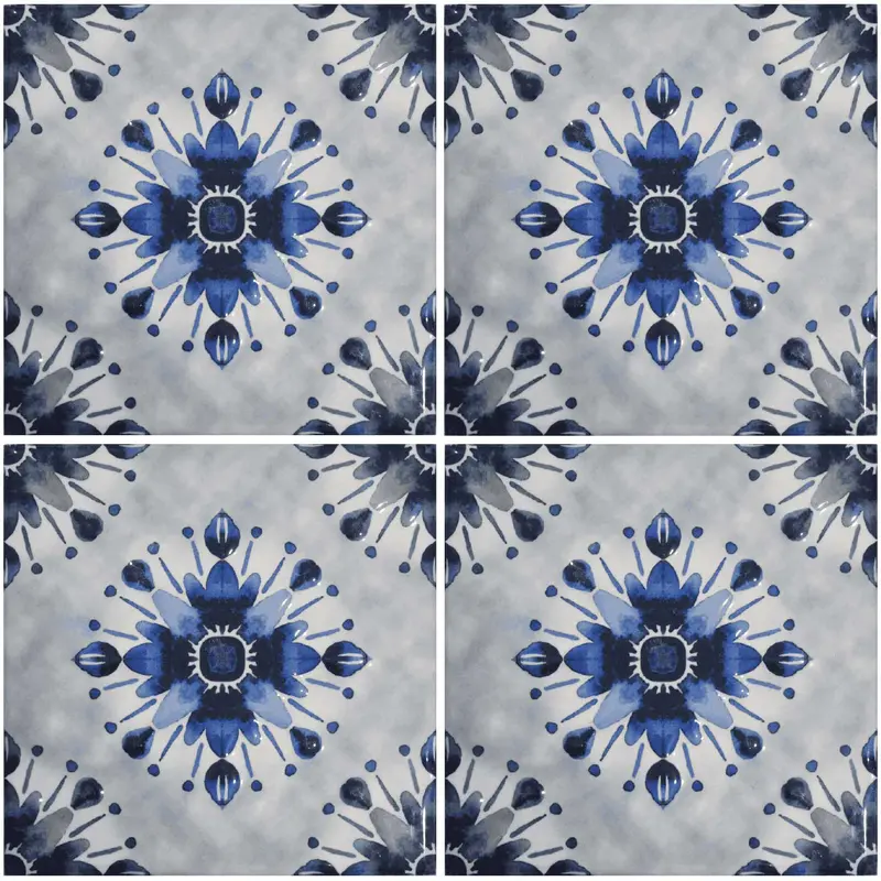Doris Cayman Blue 6×6 Porcelain Tile – Serene Aquatic Hue Ceramic Tile